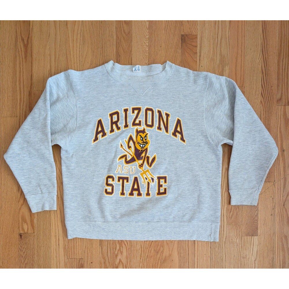 Vintage 90’s Arizona State Sun Devils Champion Sweatshirt Large Crewneck USA - Picture 1 of 9